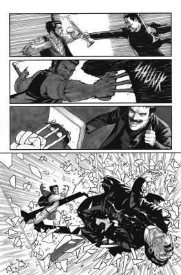 Pere Pérez | Logan: Black, White and Red #03 Page 09 | Black Diamond