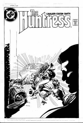 Joe Staton | Staton, Joe - Batman Family - Huntress Dc Video Box Cover | Cool Lines Art