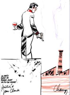 Chauzy | Revanche tome 1 EO, dédicace | Galerie OPA