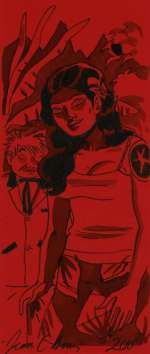 Jean-Claude Denis - lot 376 - Dessin original au feutre fin et au lavis. Dimensions : 29…