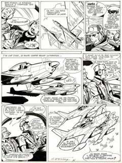 Albert Weinberg | Dan Cooper, Pilotes sans uniforme, planche originale à… | Septimus