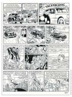 AUBIN - Lot 83 - ANTOINE AUBIN BLAKE ET MORTIMER Huit heures à Berlin...