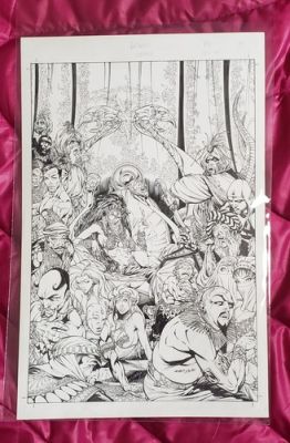 CrossGen The First #3 Original Cover Art Andy Smith Bart Sears Signed | eBay US