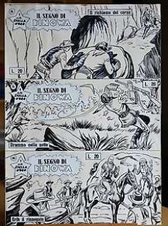 Kinowa - Albi Stella d‘oro V s. nn. 4/6 - Pietro Gamba - 3x original cover - Page volante - EO - (1960) 
