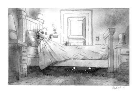 BAKER, Steve (1979) - Lot 4 - 4. BAKER, Steve (né en 1979) "Petites terreurs" Encre...