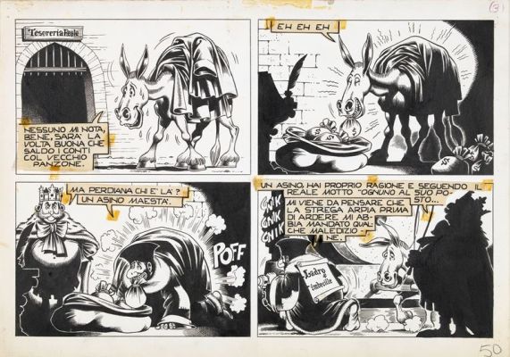 Magnus (Roberto Raviola) | Lot 376 - Maxmagnus - L’asino astuto | Finarte