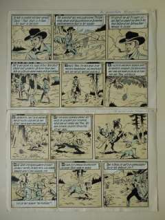 Bessy - Originele pagina - Het gevaarlijke konvooi (Nr. 9) - Page volante - in inkt - (1955) | Catawiki