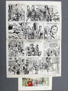 Funcken, Fred & Liliane Capitain: Le Coffret d’Ebene  - Planche Originale avec Mise en couleurs  - (1966) | Catawiki