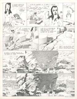 Nicole Claveloux - Morte Saison, Page 30 Scénario Edith Zha Les Humanoïdes Associés, 1979 Encre de Chine sur papier 31 x 40 cm