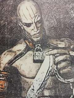 VICTOR ZSASZ - Original artwork on a wooden plate - Size: 29,8 x 42 cm. - EO - (2018) 