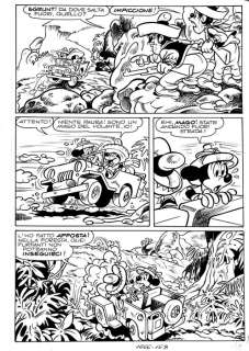 Asteriti, Sergio - Tavola originale - TL1666-B - Topolino - EO (1987) | Catawiki