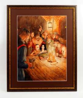 Critone Luigi La... | CRITONE Luigi La lecture à la taverne Illustration... | Vermot et Associés