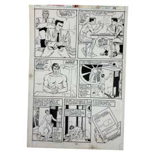 Original Comic Book Storyboard Ink on Board Signed | misc / divers