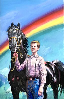 Secondo Busett | Original cover for Furia. Cm. 23x36. Gouache on board. Signed. Mint. Code 2143. | Segni e Disegni