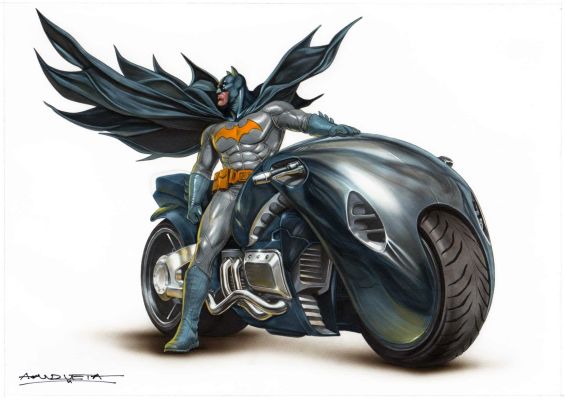 Angel Unzueta | Pin-Up Batman | The Green Room