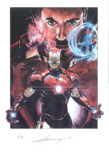 Iron Man - Signed Original Fine Art Print 4/25 - Daniel AzcÃ³negui - 60 x 40 cm - EO | Catawiki