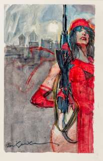 Bill Sienkiewicz | Sienkiewicz Bill - "Elektra: Assassin", 2000S | ComicArtFans Classifieds