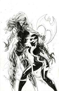 J. Scott Campbell | Original Art: King in Black: Gwenom vs Carnage #2 JSC EXCLUSIVE cover A | J. Scott Campbell
