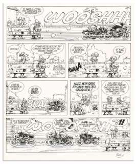 Bar2 | BAR2 JOE BAR TEAM Tome 1, Vents d’Ouest, 1990 Planche... | Daniel Maghen Enchères