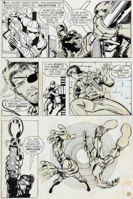 Barry Windsor-Smith | For Sale: Bws Nick Fury From 1969 | ComicArtFans Classifieds