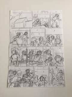 De Kiekeboes - Original quarto sketch Mona de musical (2002) | Catawiki