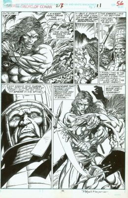 Rafael Kayanan | Savage Sword of Conan #217 Page 11-56 (1993) | ComicArtFans Classifieds