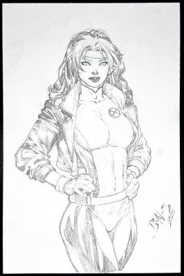 Ed Benes | X-Men Rogue By Ed Benes | ComicArtFans Classifieds