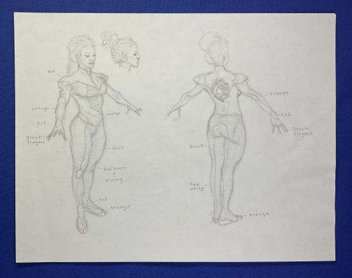 Lewis Larosa | Valiant Character Design: Livewire | ComicArtFans Classifieds