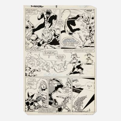 Brent Anderson and Bob McLeod, X-Men Annual #5 Story Page 29 Original Art (Marvel Comics, 1981) | Landry Pop Auctions