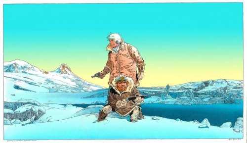 Marchand. Illustration originale Jeremiah | BDEnchères