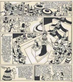 SAINT OGAN - Zig et Puce Belle planche originale avec le procès du savant | Rossini