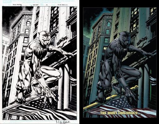 Mike Perkins | Perkins, Mike - Black Panther Annual 2018 P.12 - $1,600 | ComicArtFans Classifieds