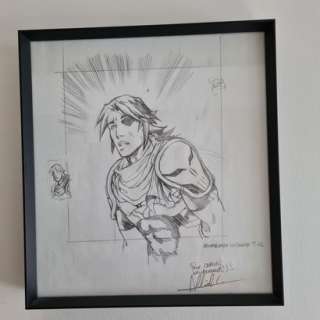 Christophe Alliel.... | Christophe Alliel. Kookaburra Universe. Crayonné. Buste... | Aibo Art Auction