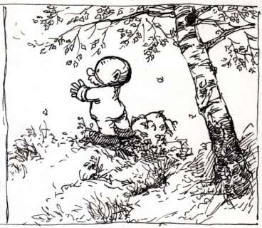 Dulieu, Jean (Oort, Jan van) - Originele tekening - Paulus de Boskabouter  - Encre de Chine sur papier - (1975) | Catawiki