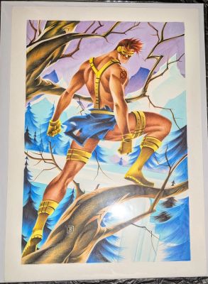 Thony Silas | X-Men Savage Land Cyclops Original Art - Thony Silas (16.5 X 23.5 In) | ComicArtFans Classifieds