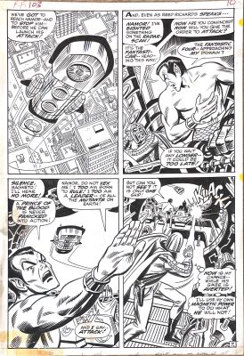 John Romita Sr, John Verpoorten | Fantastic Four 103 Page 7 | ComicArtFans Classifieds