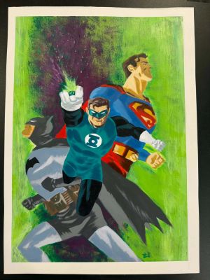 Dave Bullock | Batman/Superman 24 Cover | ComicArtFans Classifieds