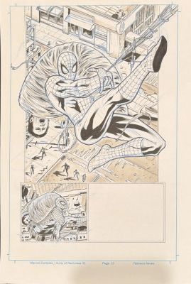 Fabiano Neves | Marvel Zombies / Army of Darkness #1 Page 15 Original Art By Fabiano Neves - Spider-Man & Ash Williams - Earthï¿½S Mightiest Zero Bruce Campbell | ComicArtFans Classifieds