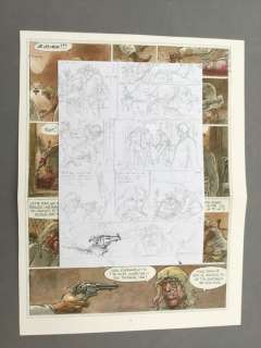 Hermann  - Crayonnés planche 19 - Duke T.1 - (2016) | Catawiki