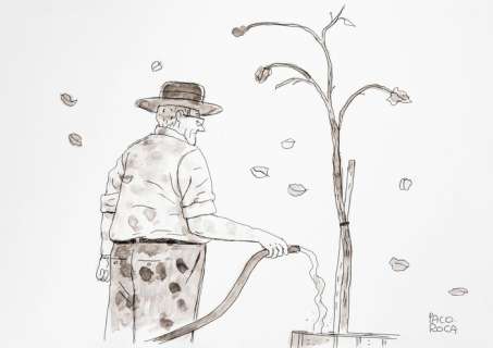 original illustr. - Autunno - china e acquerello cm 42x29,7 - Page volante (2018) | Catawiki