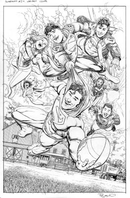 Fernando Pasarín | Superman #24 Variant Cover | The Green Room