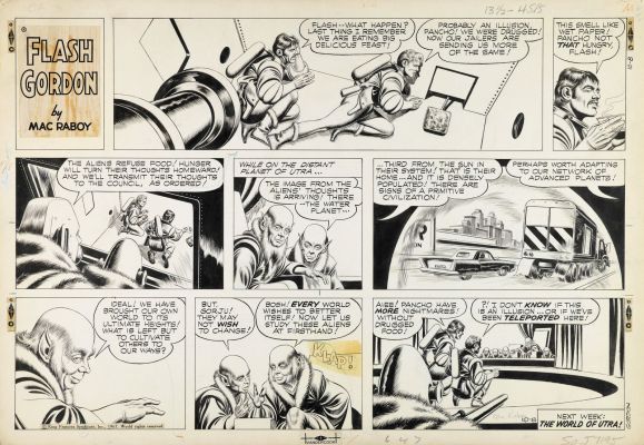 Lot 232 - Raboy Mac - "Flash Gordon - Captured on Pluto", 24753 | Urania Casa d’Aste