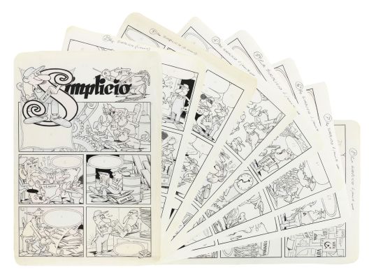 Lot 319 - Jacovitti Benito - "Simplicio", 1958 | Urania Casa d’Aste