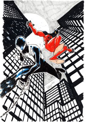 Black Suit Spider-Man and Kaine | Raremarq (Buy It Now)