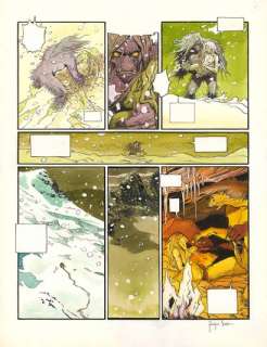 Georges BESS (né en ... - Lot 35 - Le Lama Blanc - Main fermée, main ouverte Encres de...