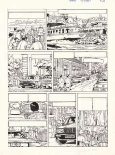 Gilles CHAILLET (194... - Lot 72 - Lefranc - La cible Encre de Chine sur papier pour la...