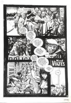 Horacio Altuna | Original page cm. 25,5x36,5. Ink. Signed. Mint. Code 2328. | Segni e Disegni