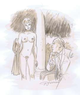 Renaud (Denauw, Renaud) - Originele tekening - Jessica Blandy - Gepubliceerd in ’Renaud - Les souvenirs de Jessica’ - (2018) | Catawiki