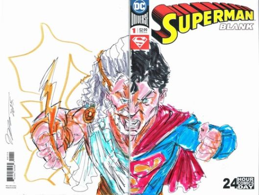 original art and story rodriguesart superman 24 hour blank comic | eBay US (Buy It Now)