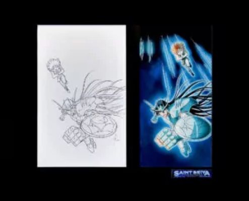 Jérôme Alquie | Saint Seiya – Time Odyssey (Les Chevaliers du Zodiaque) | La Galerie de la Bande Dessinée